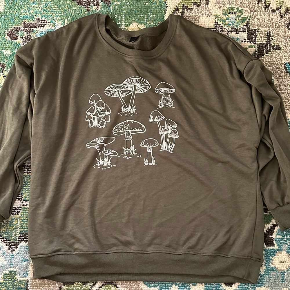SHEIN graphic crew neck